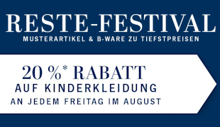 Reste-Festival - Jeden Freitag im August