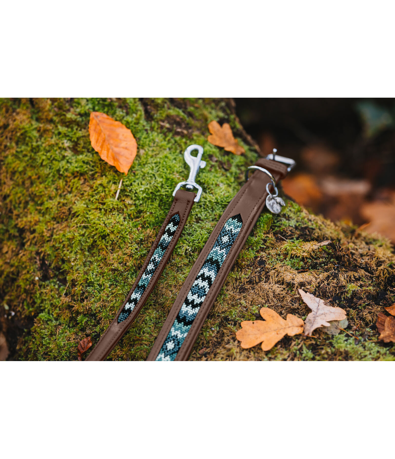 Hundehalsband in Leder-Optik Nashville