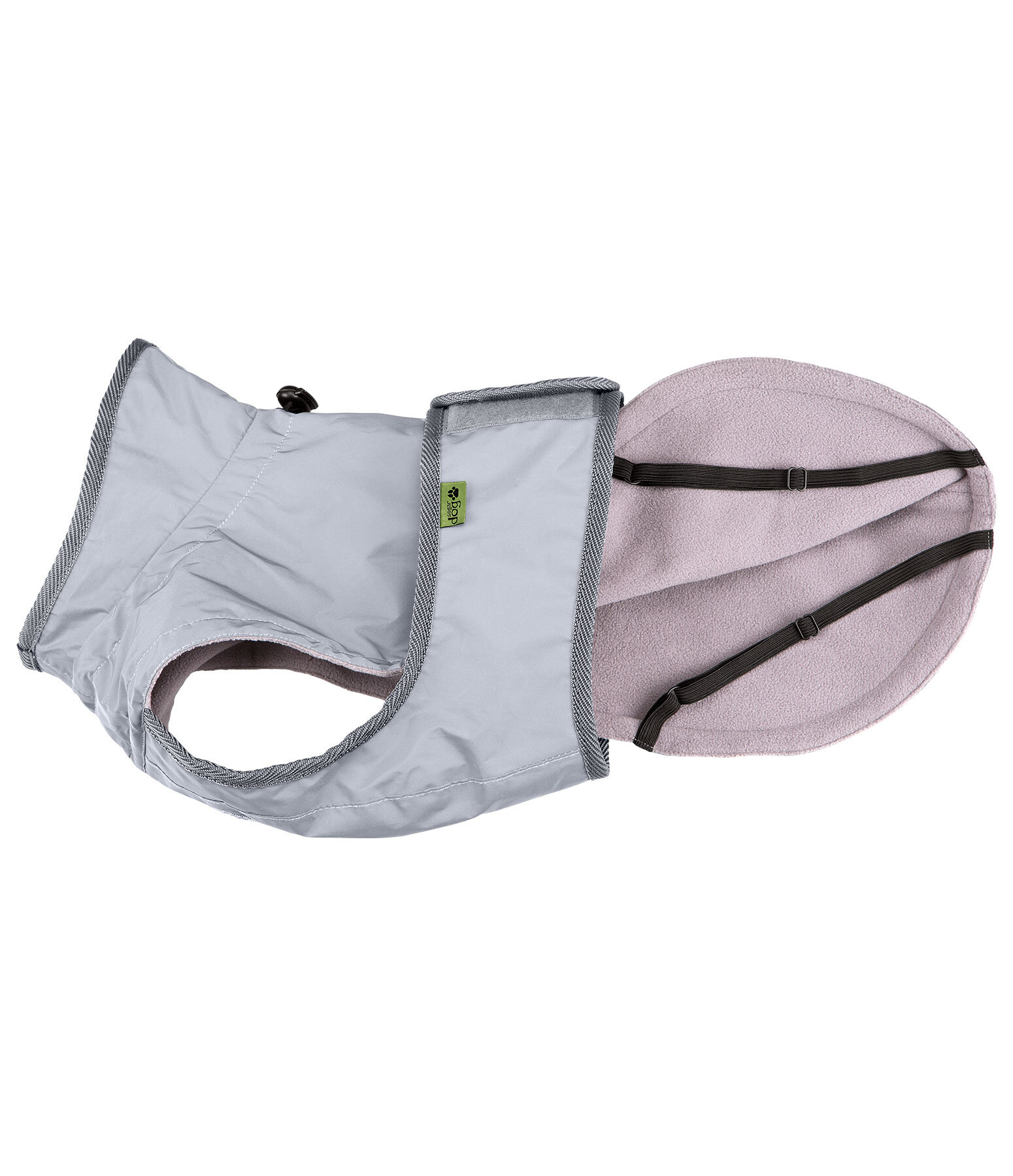 Dackel Reflexmantel George mit Fleecef�tterung