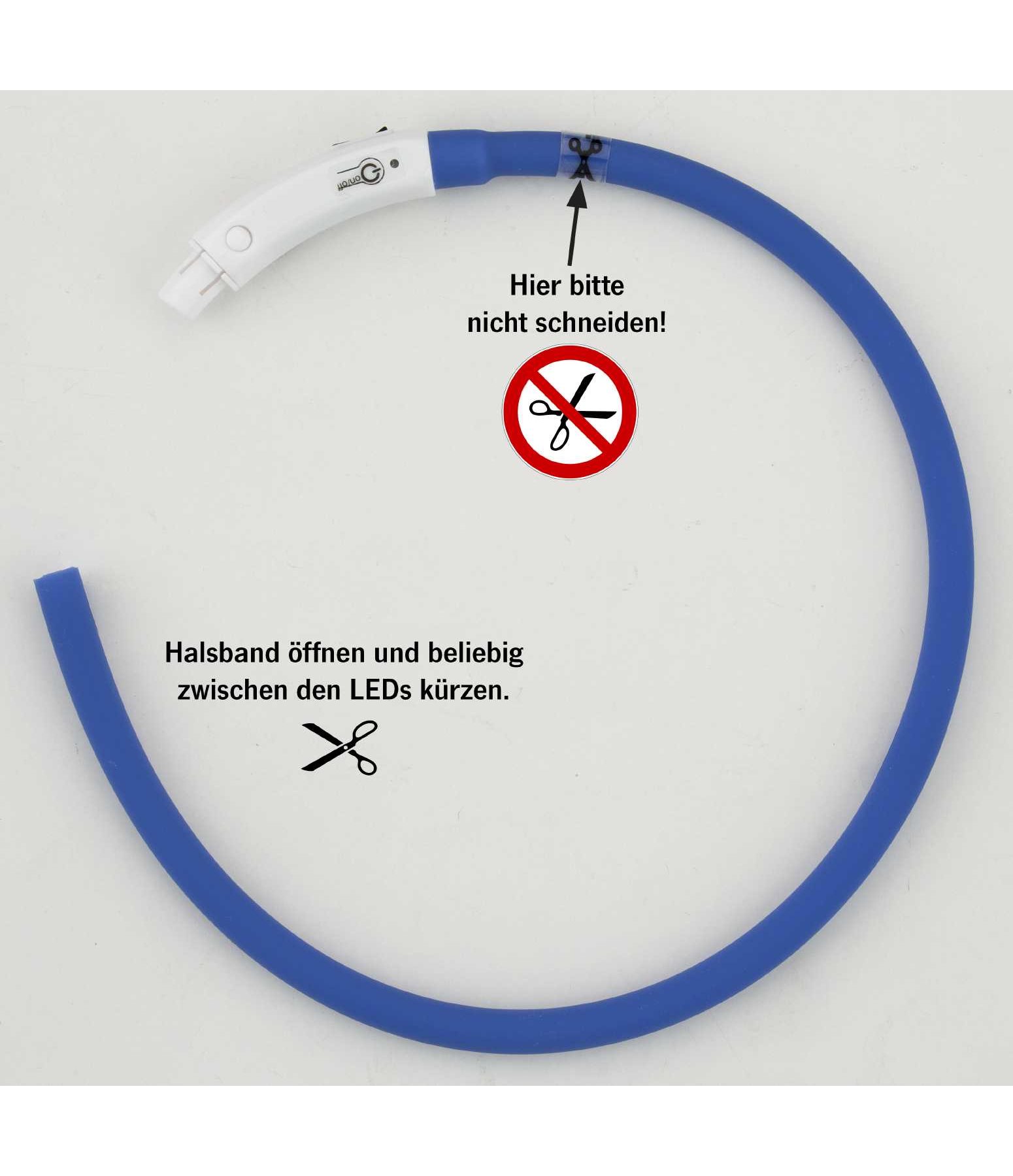 LED-Leuchthalsband f�r Hunde